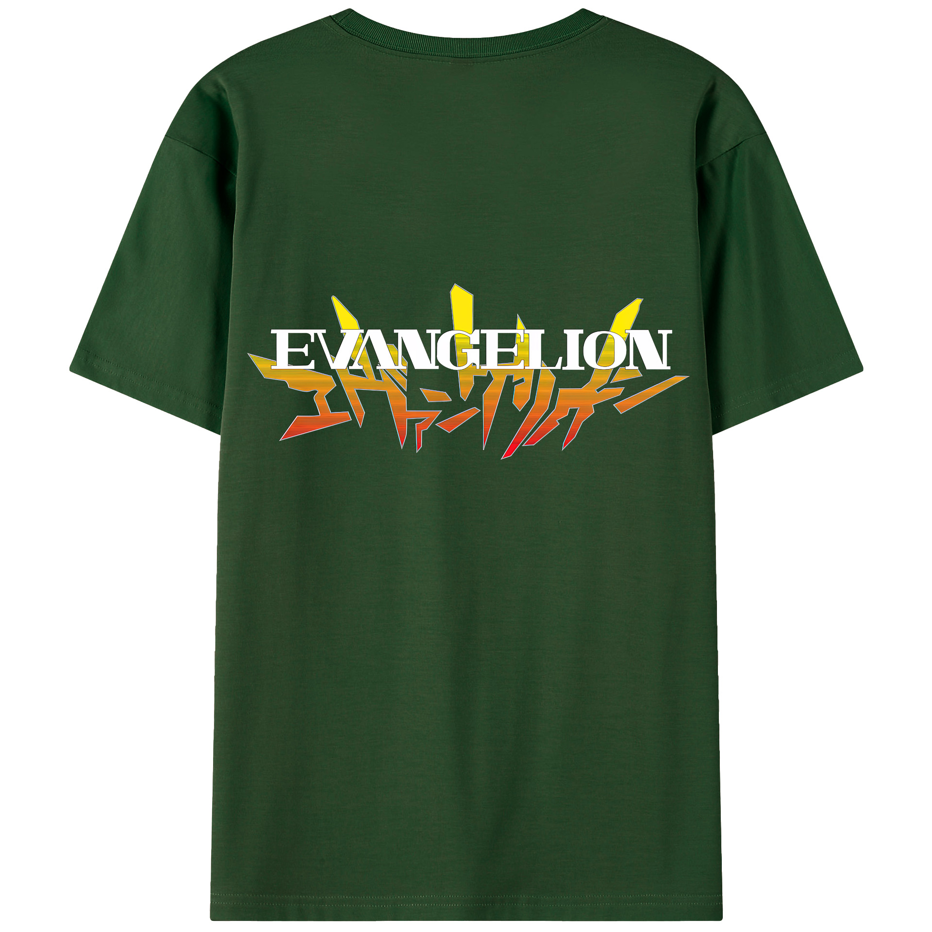 （画像用） EVA 新世紀エヴァンゲリオン 綿100％半袖Tシャツ（背面プリント）